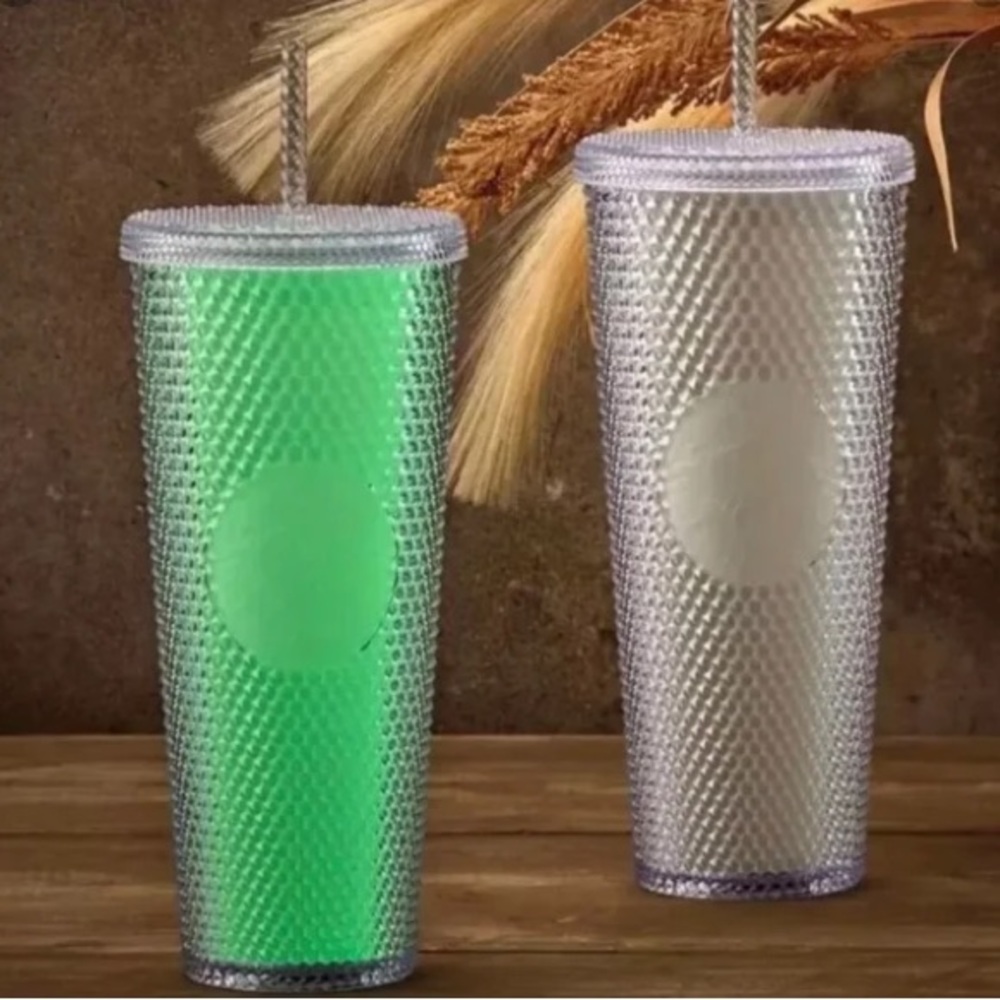 Starbucks Lemongrass Studded Glow-In-The-Dark cup
